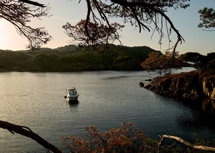 The bay at Le Mas du Langoustier