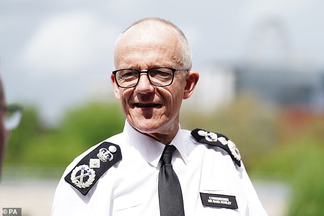 Despite backlash from families of fallen officers including murdered police constable Andrew Harper, Met Police Commissioner Sir Mark Rowley defended his decision as he labelled the badge 'contentious'