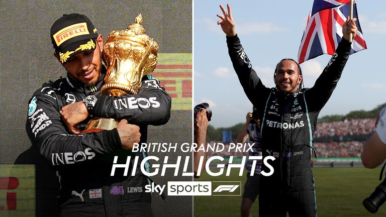 Highlights as Lewis Hamilton wins a dramatic home race after Max Verstappen crashes out on the first lap at Silverstone