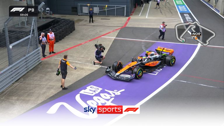 McLaren chief Zak Brown describes the pit lane incident involving Lando Norris as a 'little bit of a mishap', with the team now under investigation