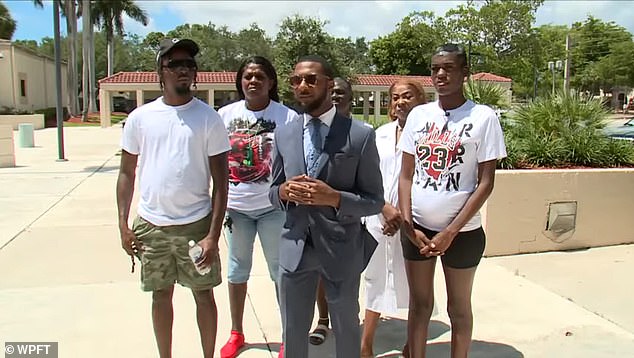 After the footage was released  Laurent, pictured on the right here, said she didn't want another family to be traumatized like they had been