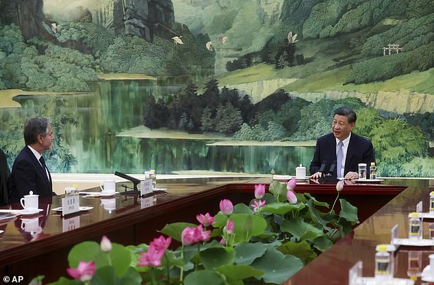 Blinken mets with Chinese President Xi Jinping on June 19