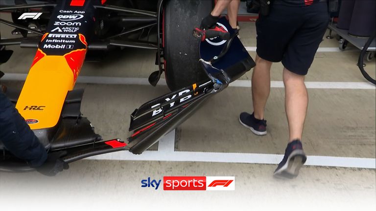 Max Verstappen drove his Red Bull into the pit wall during first qualifying at the British Grand Prix