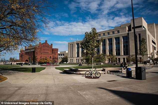 n 2021, the University of Wisconsin at Madison, pictured, displayed the flag of the Ho-Chunk Nation on campus to acknowledge the land taken from the tribe