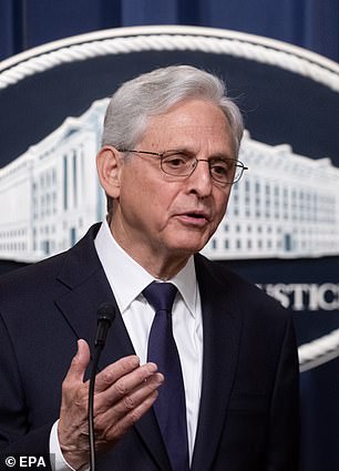 US Attorney General Merrick Garland