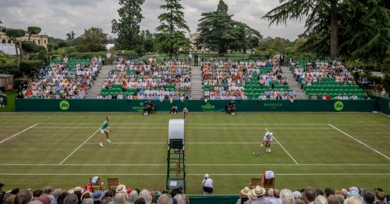 Before Wimbledon, There’s Practice on Grass at an English Garden Party