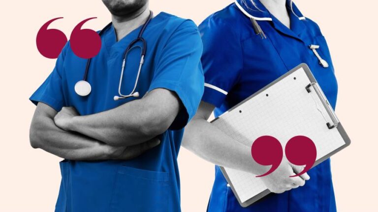 Healthcare workers on what it is like to work for Britain’s NHS