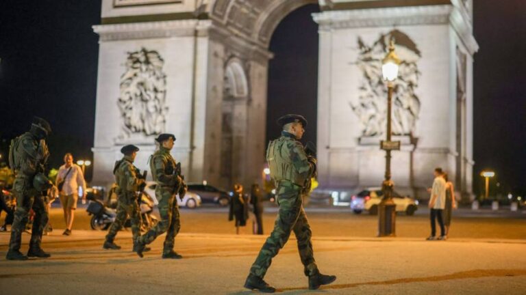 French unrest eases after six nights of protests