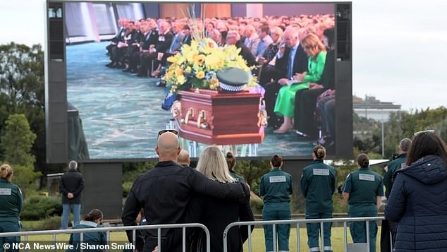 Anthony Woods funeral Perth Optus Stadium: Police officer mourned after vehicle stop death