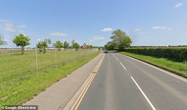 Boy, 16, is killed when he is hit by car while walking near Bournemouth airport as man is arrested 