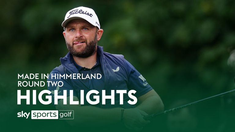 Highlights of the second round from the Made in HimmerLand on the DP World Tour