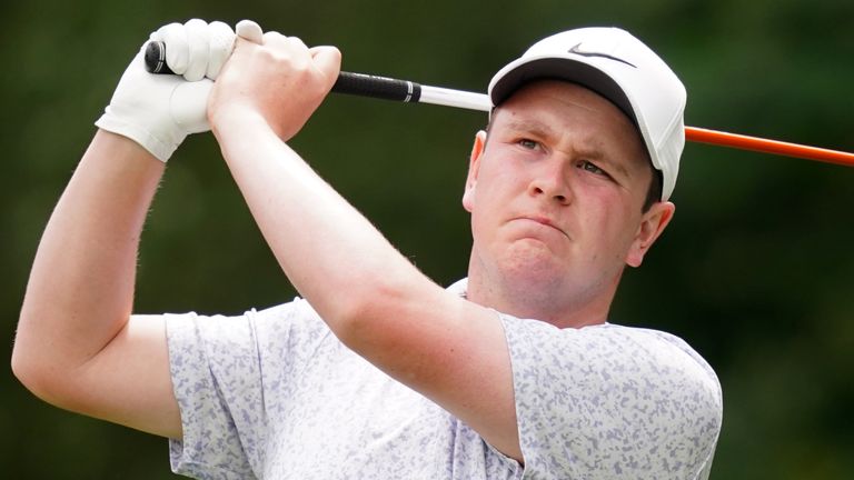 Robert MacIntyre holds an early two-shot lead in Denmark