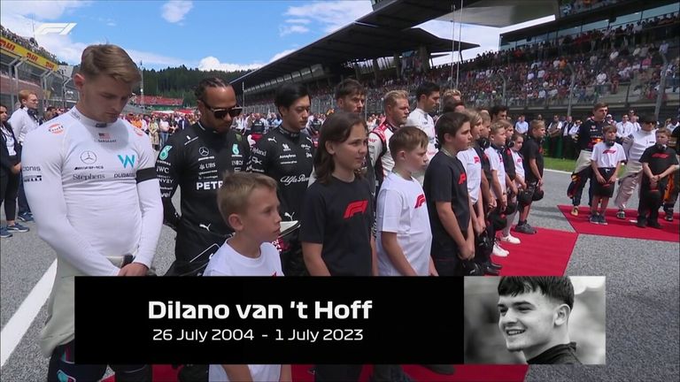 Ahead of the Austrian Grand Prix, F1 pays tribute to Dilano van 't Hoff and remembers Dietrich Mateschitz