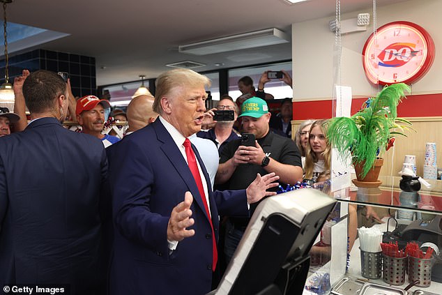 Donald Trump asks ‘What the hell is a Blizzard?’ during 2024 campaign stop at Iowa Dairy Queen 