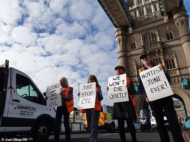 ‘Get out of the road!’: White van man tells Just Stop Oil protesters exactly what he thinks of them