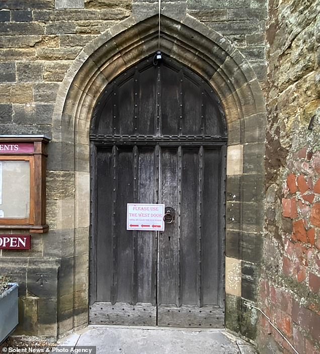 ‘It’s ridiculous!’: Fury as historic church replaces its 19th century Gothic door