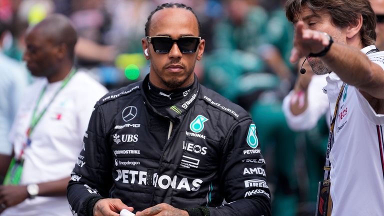 Lewis Hamilton is into the final six months of his Mercedes contract