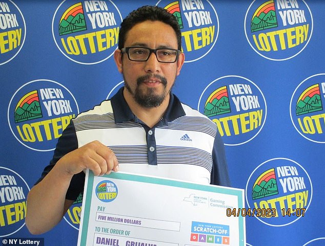 Man wins $5million jackpot on New York scratch-off game – but takes home just $3.2million