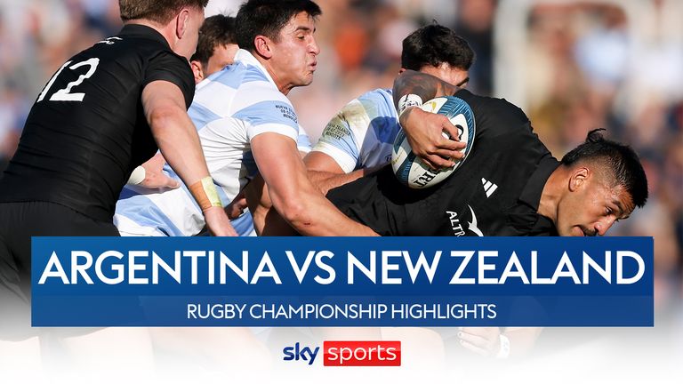 Highlights of the Rugby Championship clash between Argentina and New Zealand at the Estadio Malvinas Argentinas in Mendoza