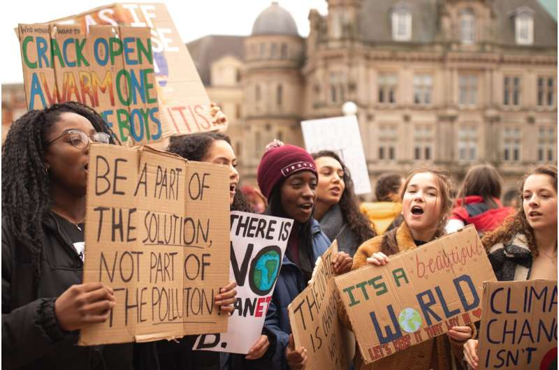 climate protest children