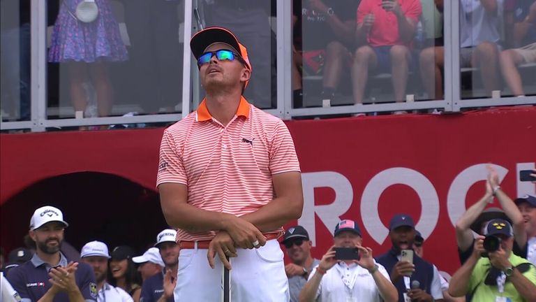 See how Rickie Fowler secured the Rocket Mortgage Classic in impressive fashion to claim a first PGA Tour victory since 2019