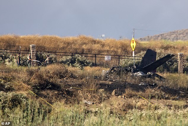 Pilot killed along with five others when small plane crashed 500ft from runway in California