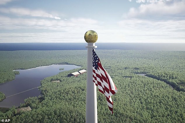 Plan to build world’s tallest flagpole with massive American flag divides tiny Maine town