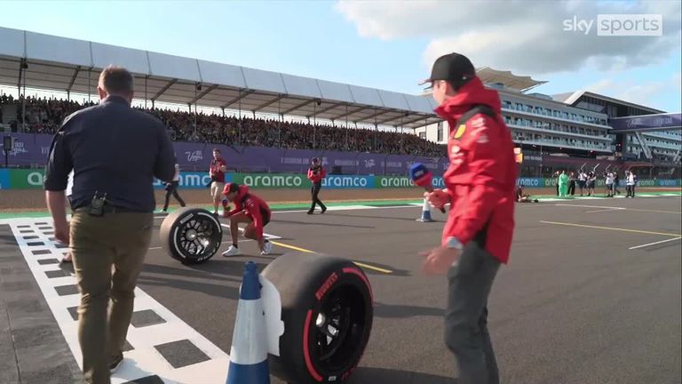 ‘Red Bulls collide!’ | F1 drivers take on entertaining tyre challenge! | Video | Watch TV Show