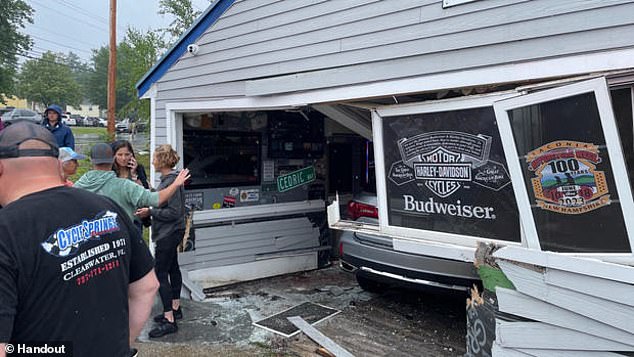 SUV plows into New Hampshire restaurant leaving 34 hurt – and two with ‘significant’ leg injuries