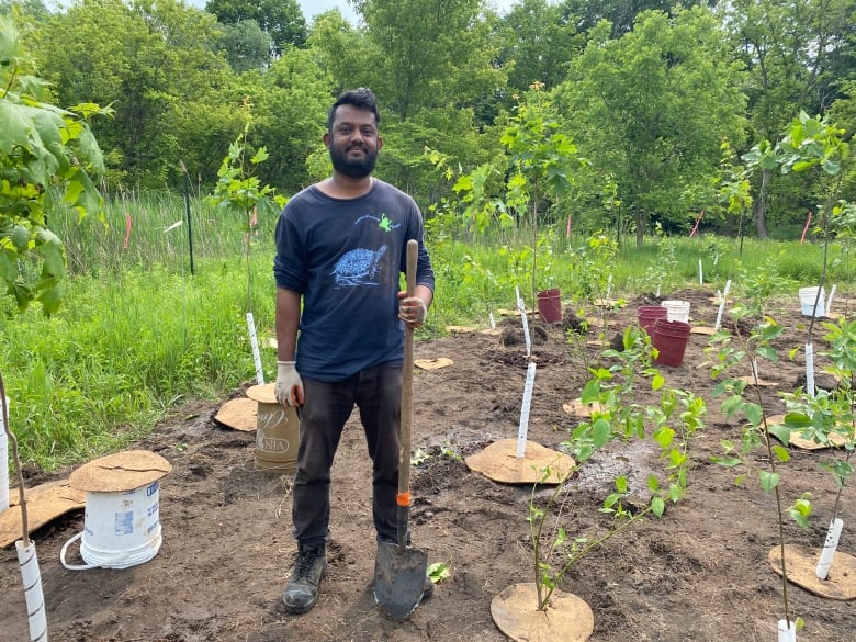 Nishad Islam coordinates planting events at the Friends of the Rouge Watershed, and sees direct benefits for local residents near restored habitats.