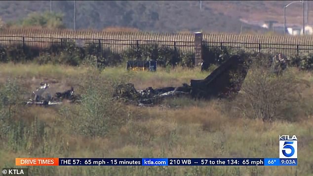 Six people are dead after plane crashes into California field and bursts into flames