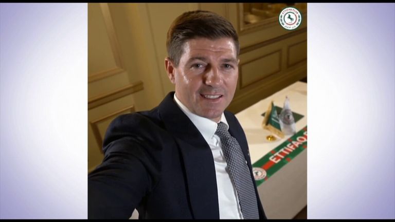 Steven Gerrard attempts Arabic in welcome message to Al Ettifaq fans! | Video | Watch TV Show