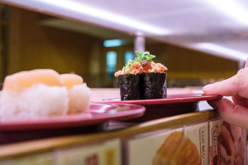 Crispy dried sheets of 'nori' seaweed are used in sushi rolls