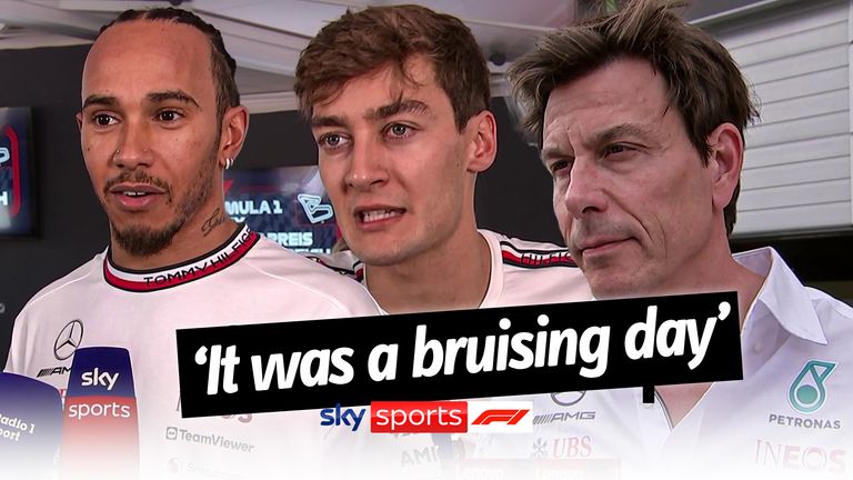 Lewis Hamilton, George Russell and Toto Wolff analyse a 'bruising day' at the Austrian Grand Prix