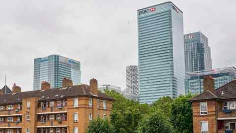 Canary Wharf skyline