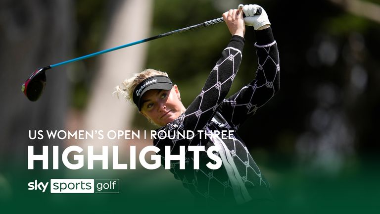 Highlights from Round Three of the US Women's Open at Pebble Beach.