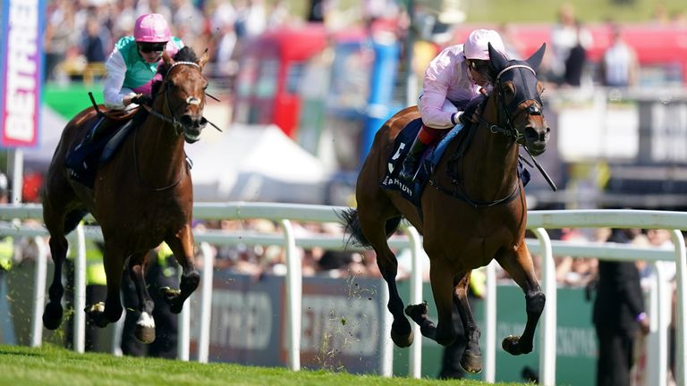 Frankie Dettori and Emily Upjohn win the Coronation Cup in fine style