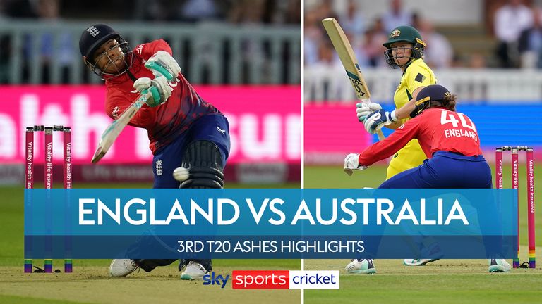 ENGLAND v AUSTRALIA 3RD T20 WOMENS ASHES