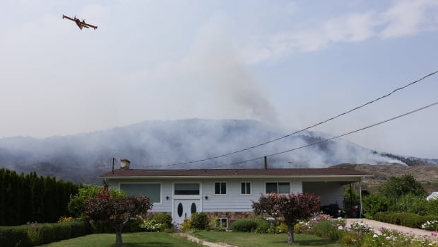 Crews watching wind as fire continues threatening Osoyoos, B.C.