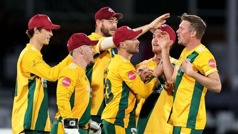 Vitality Blast: Quarter-finals confirmed as Nottinghamshire beat Leicestershire | Cricket News