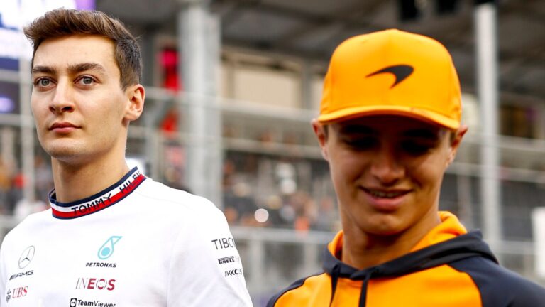 Lewis Hamilton says Mercedes team-mate George Russell and McLaren’s Lando Norris have bright futures in F1