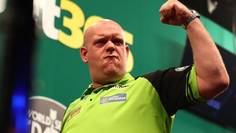 Michael van Gerwen clinches Poland Darts Masters title with win over Dimitri Van den Bergh | Darts News