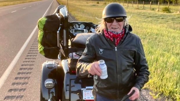 70 years after riding his first Harley, this octogenarian rode one from Alberta to London, Ont.