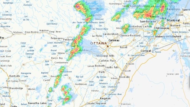 Tornado watch in place for parts of eastern Ontario, western Quebec