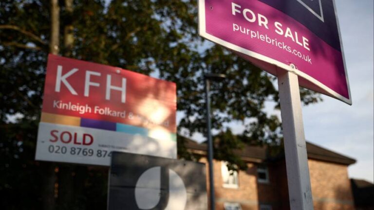 UK house prices record biggest annual drop since 2009