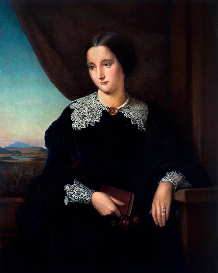 A 19th-century painting of Mathilde Wesendonk