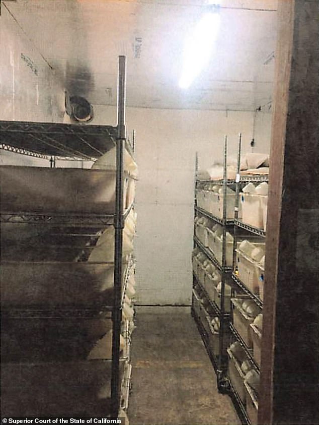 The mice were confined to a poorly ventilated room hardly larger than a closet under constant bright lights shown in the above photo. Court documents also say they lacked adequate food and water