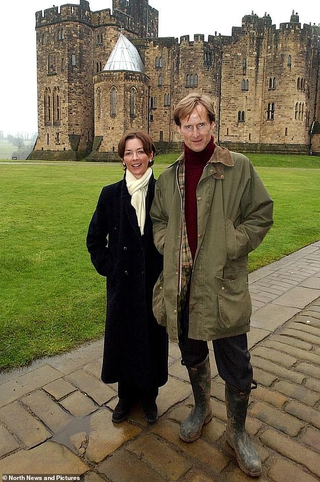 The Duke and Duchess, Jane, also plan to build a £7.9m boutique spa and hotel overlooking the family's seat Alnwick Castle, Northumberland (pictured above)