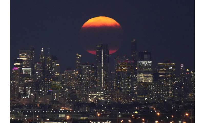 Photos: The first supermoon in August rises around the world