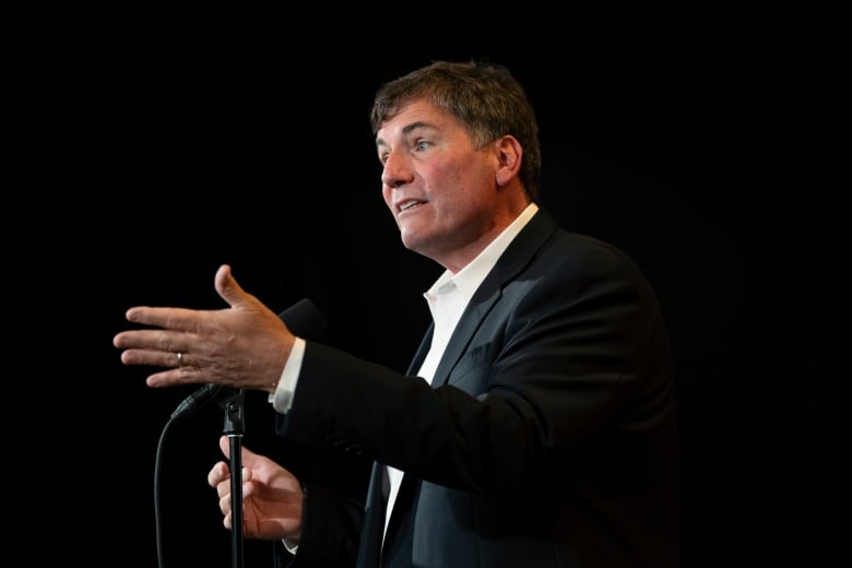 Minister of Public Safety, Democratic Institutions and Intergovernmental Affairs Dominic LeBlanc speaks to reporters during the Liberal Cabinet retreat in Charlottetown, P.E.I. on Tuesday, August 22, 2023. 